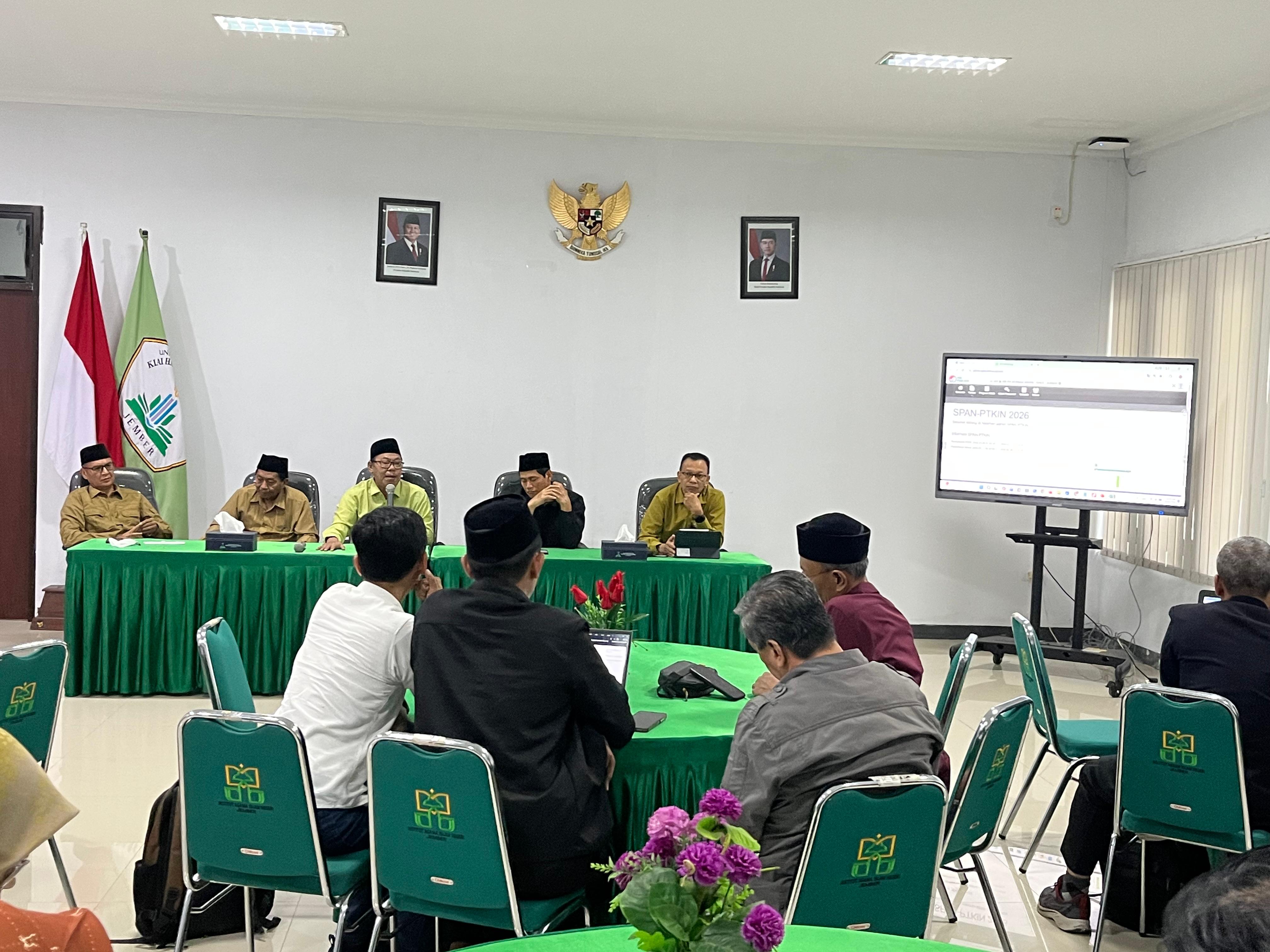 Evaluasi Perdana Sosialisasi PMB 2026, UIN KHAS Jember Pacu Strategi dan Elektabilitas