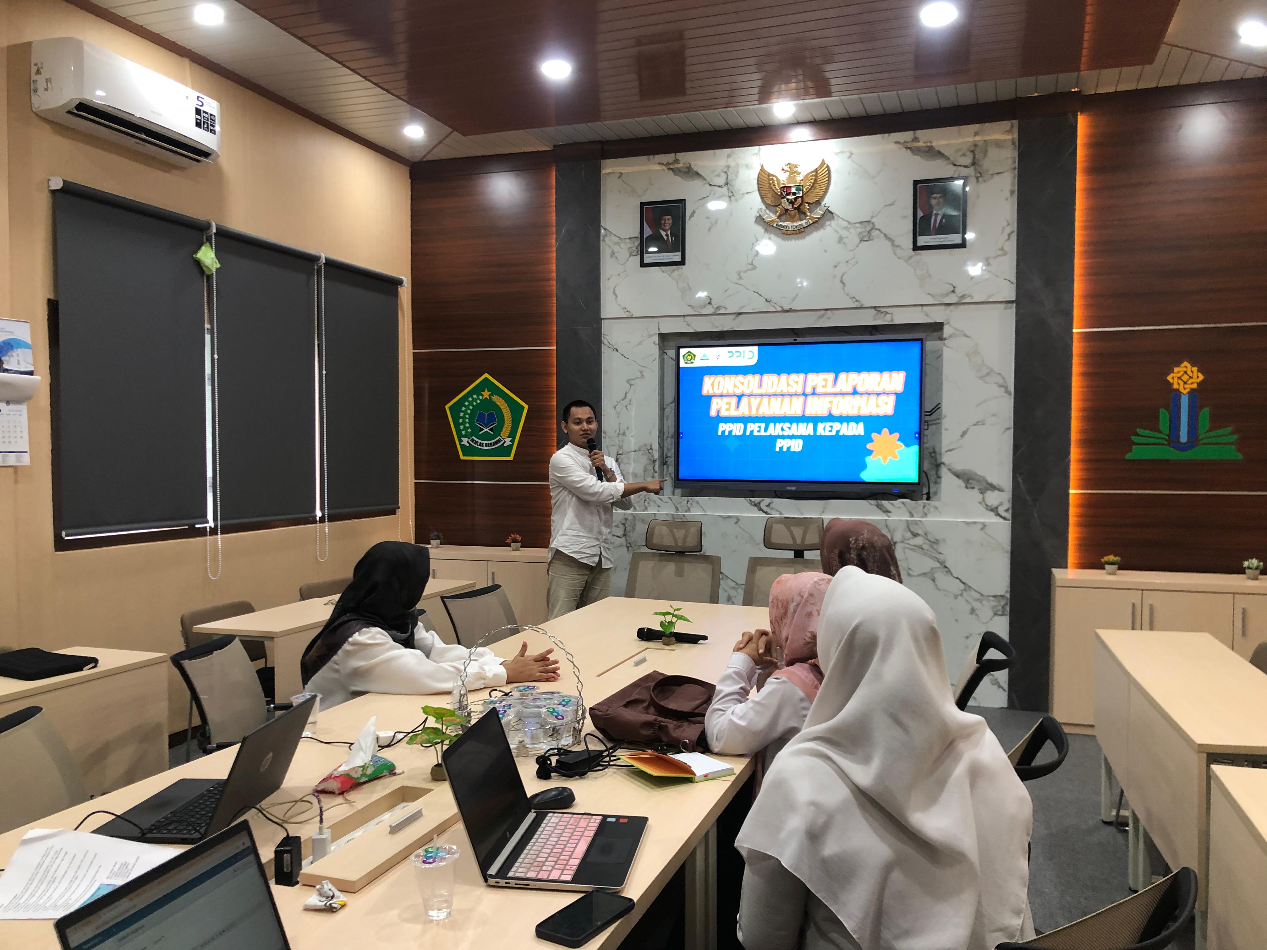 Konsolidasi Pelaporan Pelayanan Informasi PPID Pelaksana Kepada PPID: Upaya UIN KHAS Jember Tingkatkan Akuntabilitas